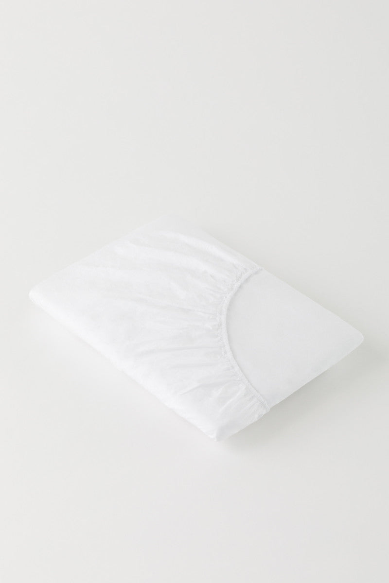 DAWN Faconlagen percale bright white 140x200x35cm