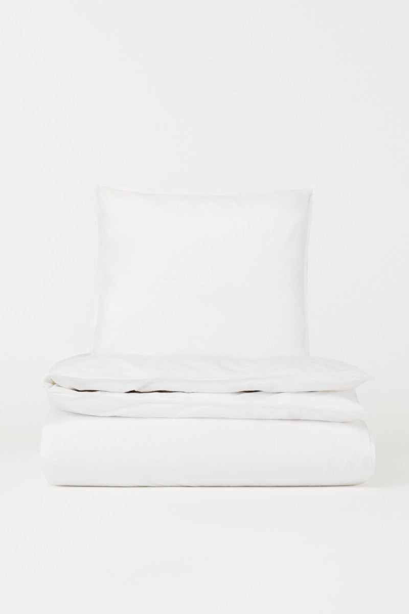 DAWN sengetøj percale bright white 140x200cm