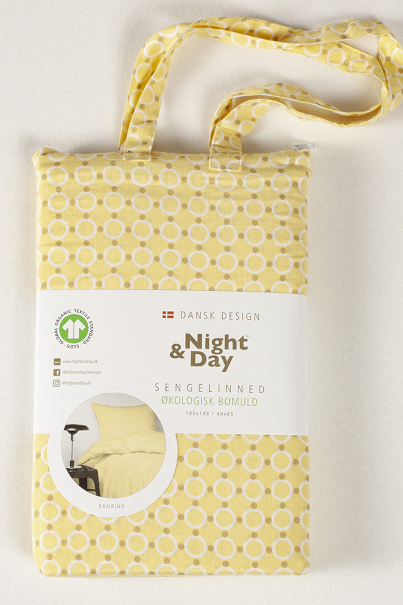 Night & Day bambino junior sengetøj gul 100x140cm