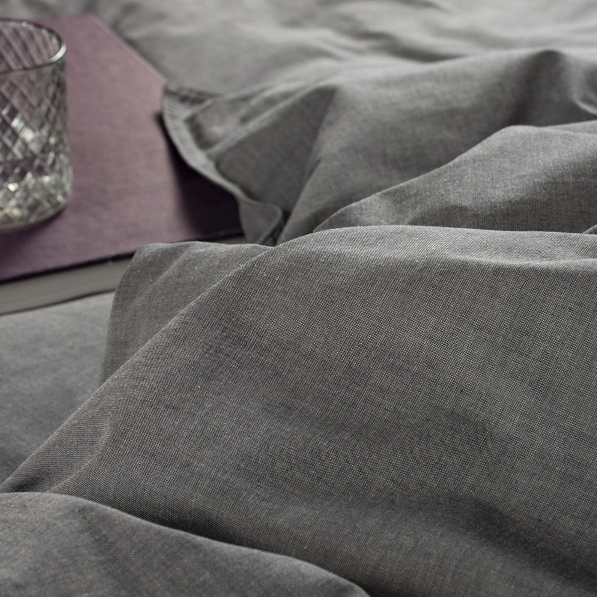 Night & Day harvest sengetøj grå 200x220cm
