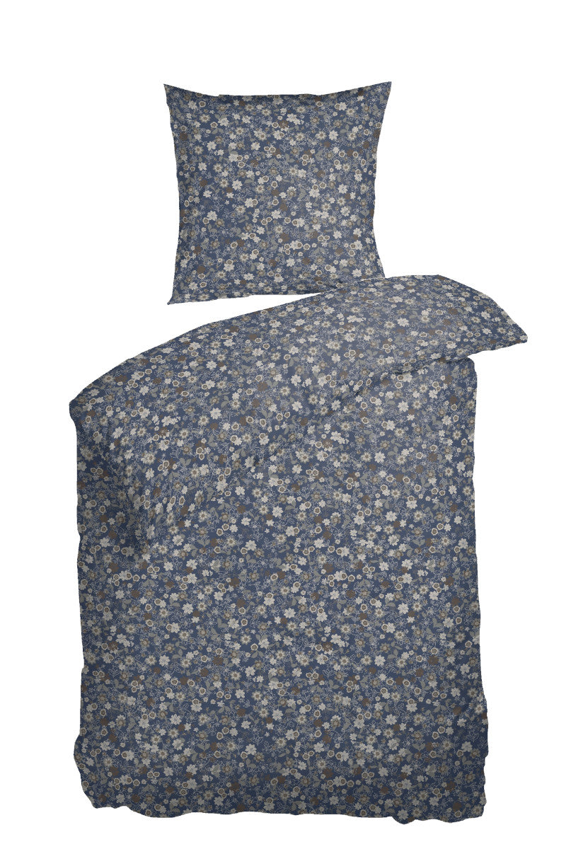 Nordisk tekstil abeline sengetøj blå 140x200cm