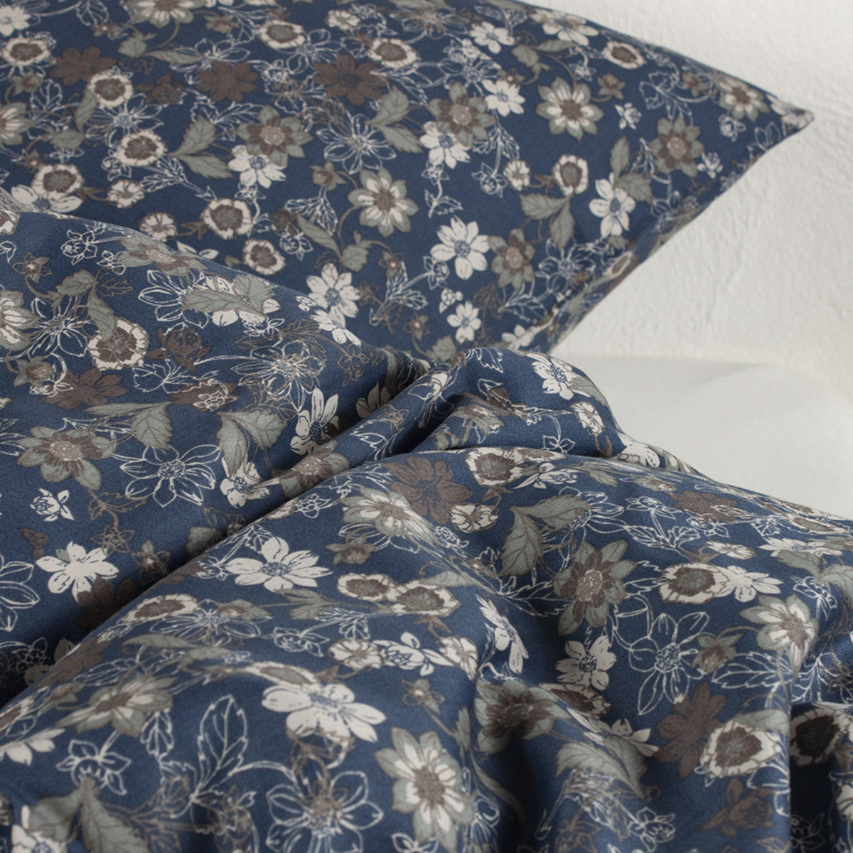 Nordisk tekstil abeline sengetøj blå 140x220cm