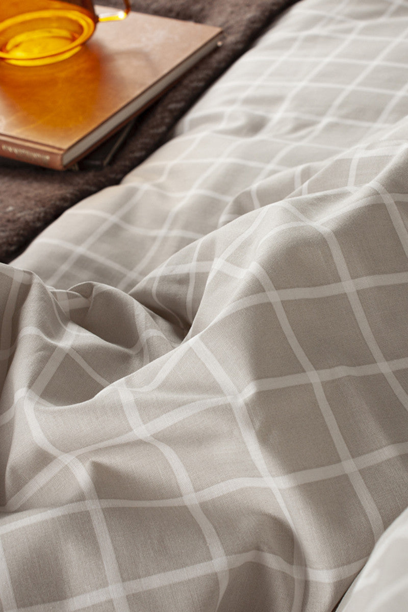 Nordisk tekstil anker sengetøj sand 140x220cm