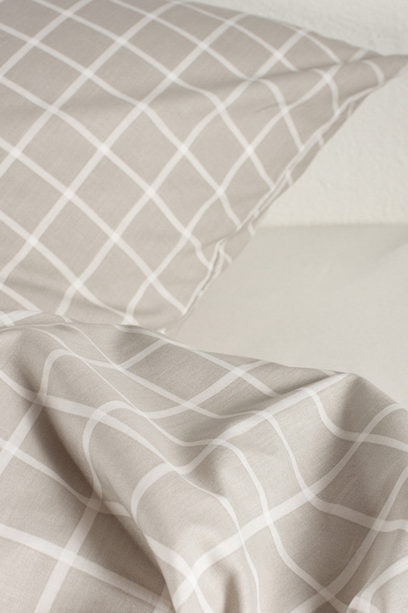 Nordisk tekstil anker sengetøj sand 140x220cm