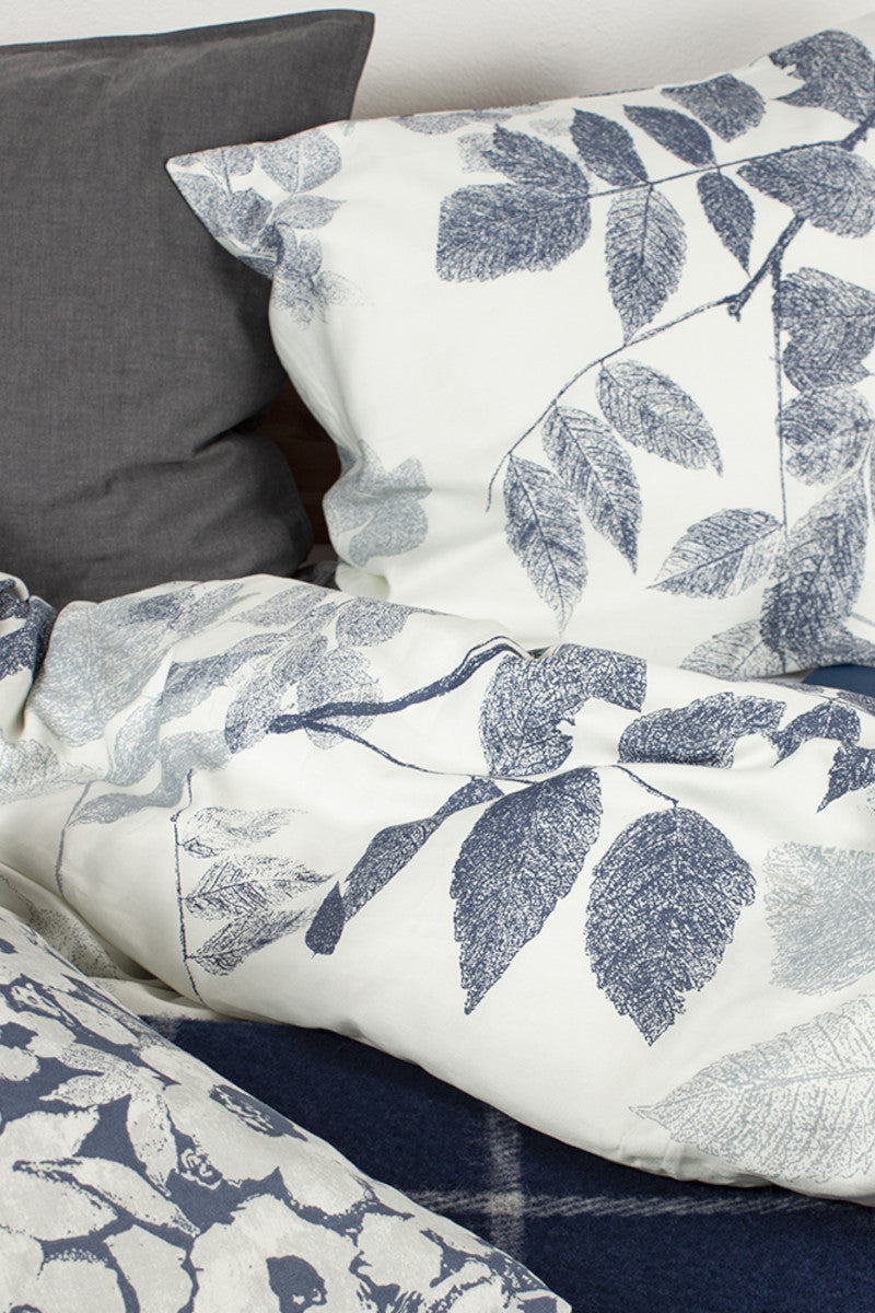Nordisk tekstil grain sengetøj blå 140x200cm
