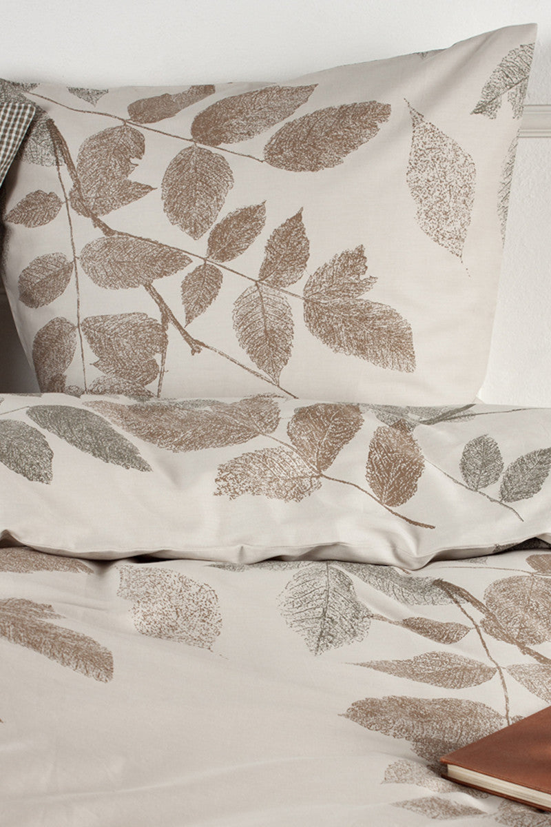 Nordisk tekstil grain sengetøj olive 140x220cm