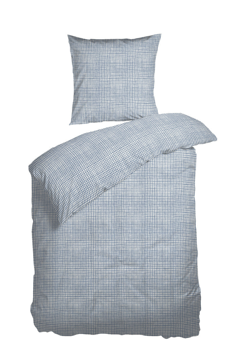 Nordisk tekstil julie sengetøj blå 140x200cm