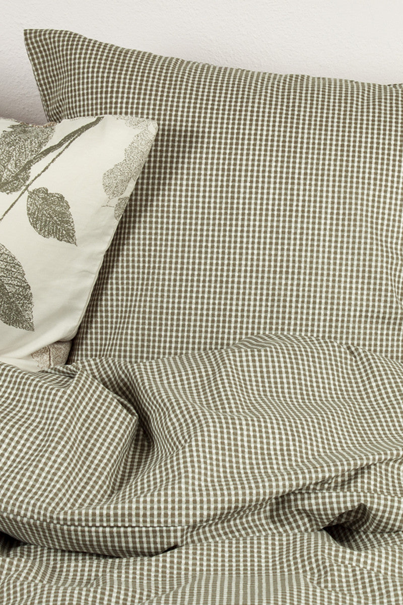 Nordisk tekstil mathilde sengetøj olive 140x220cm