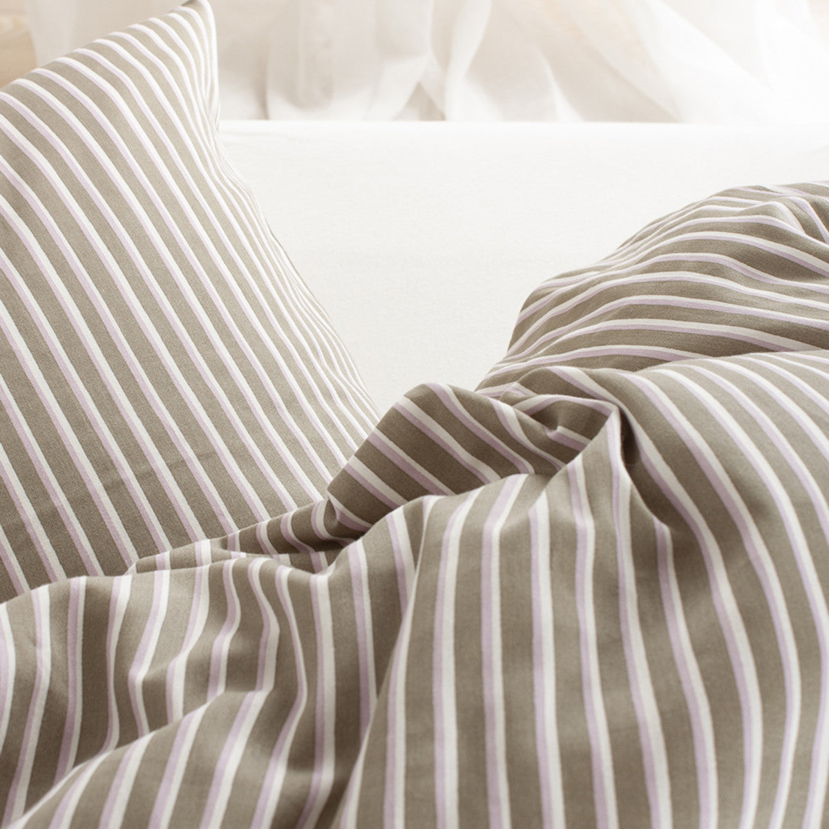 Nordisk tekstil sonny sengetøj olive 140x200cm