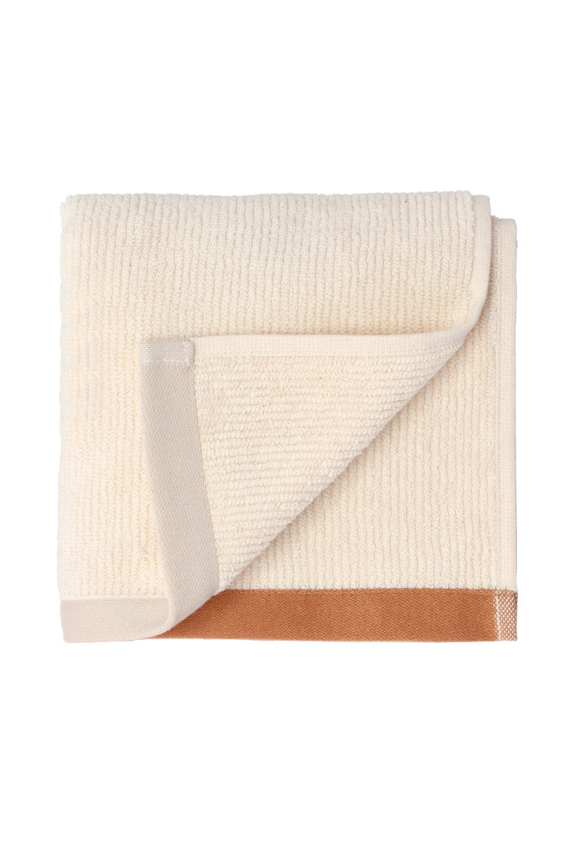 Södahl Contrast håndklæde toffee brown 50x70cm