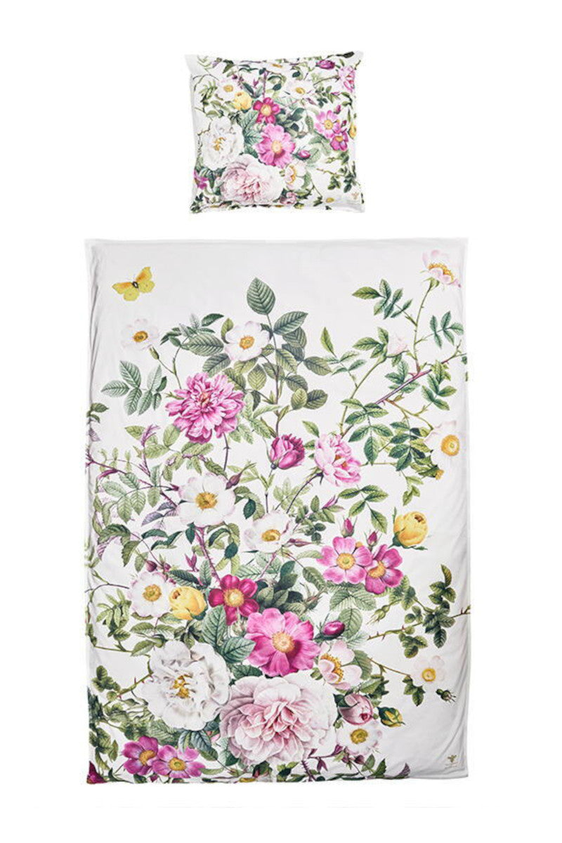 Jim Lyngvild Økologisk sengetøj Flower Garden Rose 140x220cm
