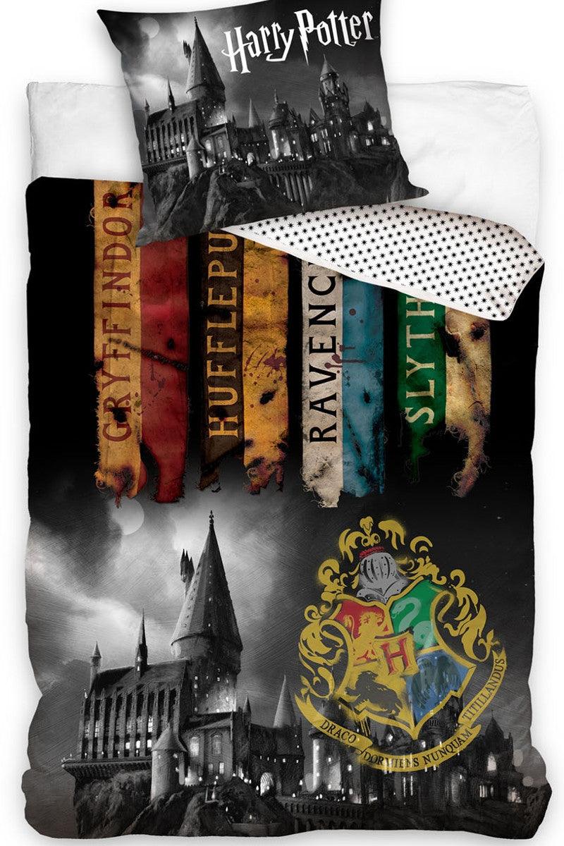 Børnesengetøj Harry Potter Hogwarts 140x200cm - Valdi
