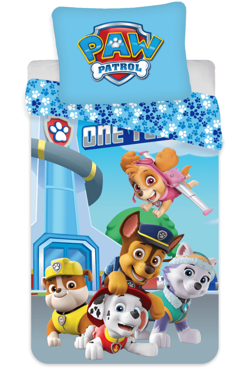 Børnesengetøj Paw Patrol 140x200cm - Valdi