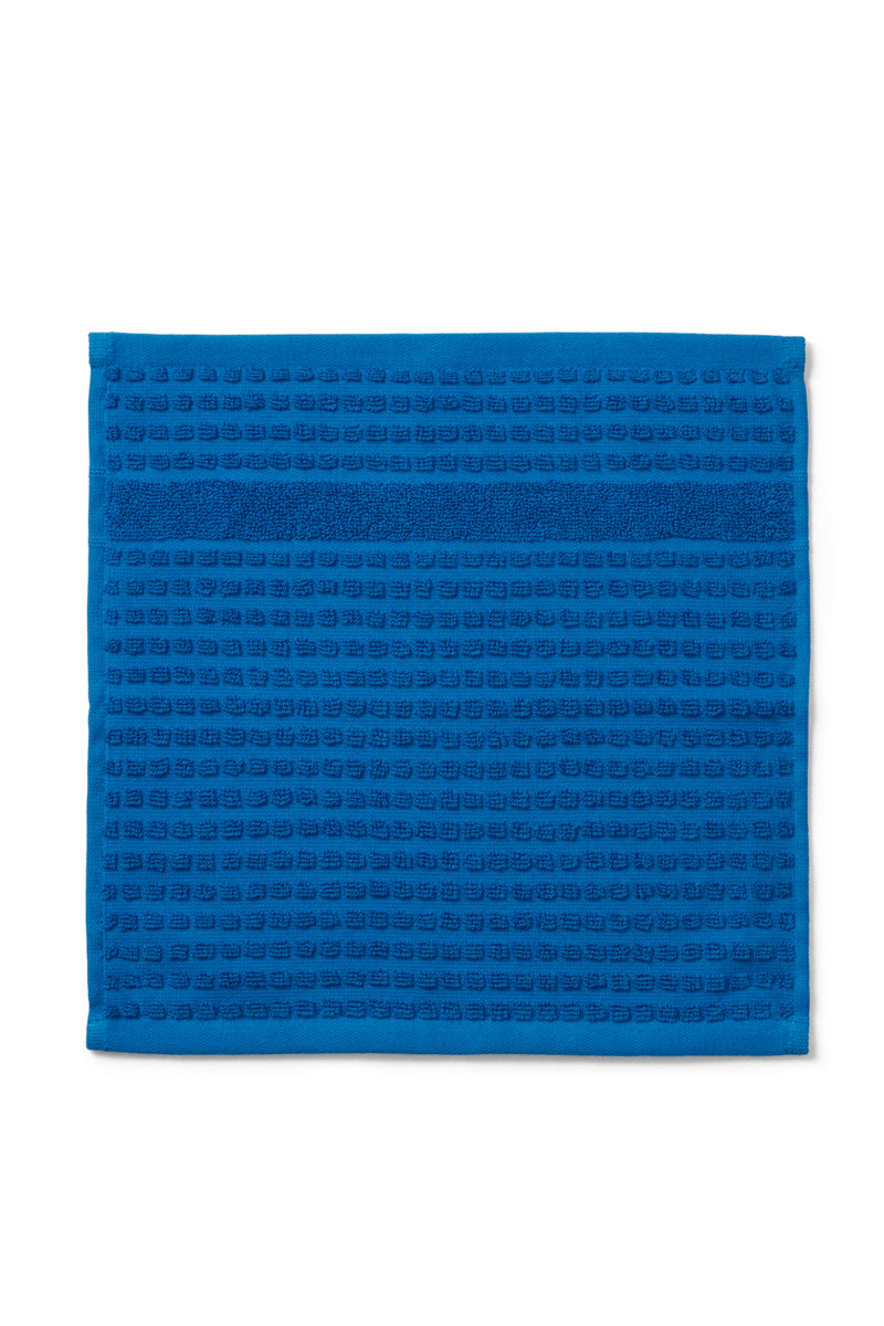 Juna Check Vaskeklud blå 30x30cm