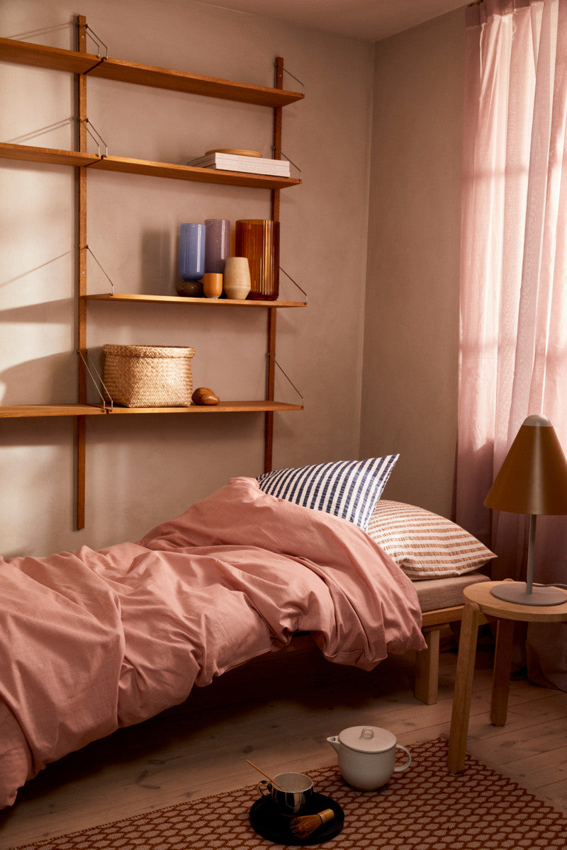 Juna sengetøj Monochrome støvet rosa 140x200cm