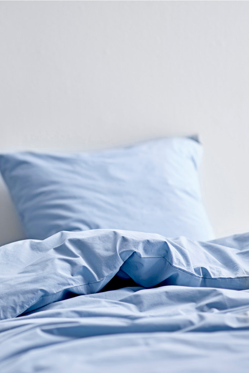 Södahl Organic Crisp sengetøj Linen blue 140x200cm