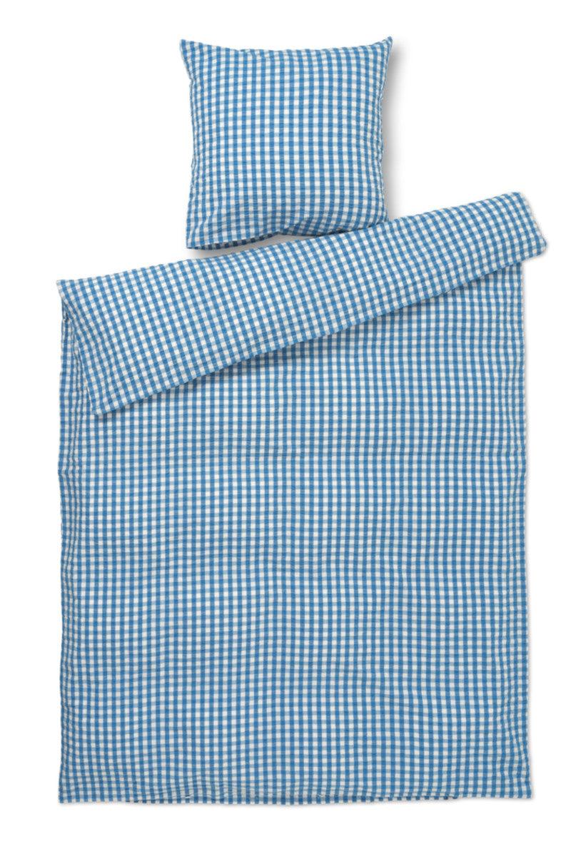 Juna sengetøj Bæk&Bølge blå/birk 140x200cm