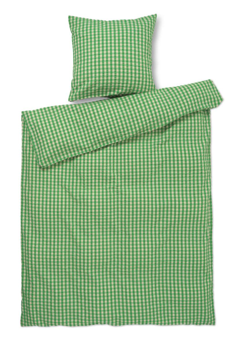Juna sengetøj Bæk&Bølge grøn/sand 140x200cm
