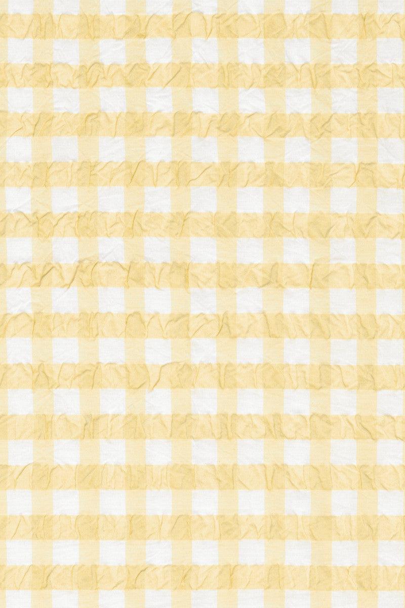 Bæk&bølge Juna sengetøj gul/hvid